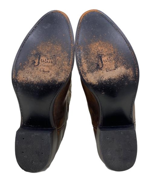 JUSTIN（ジャスティン）JUSTIN (ジャスティン) ウェスタンブーツ ブラウン サイズ:10の古着・服飾アイテム