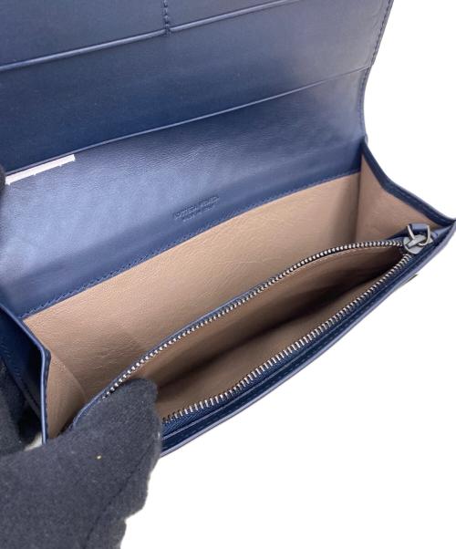 BOTTEGA VENETA（ボッテガベネタ）BOTTEGA VENETA (ボッテガベネタ) 長財布 ブルーの古着・服飾アイテム