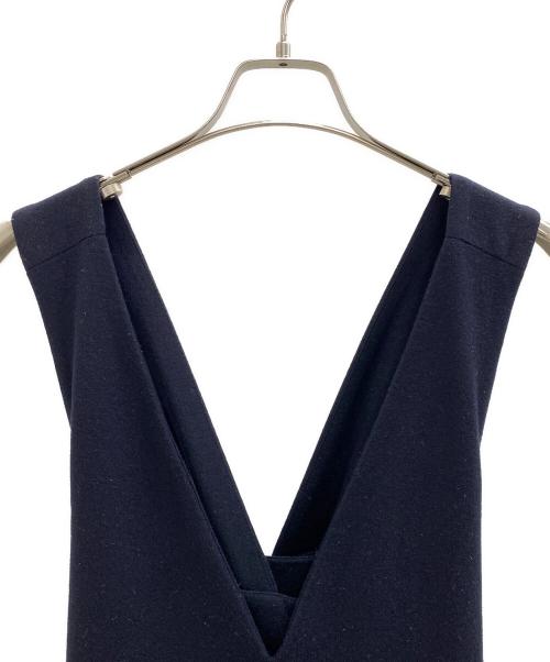 MACPHEE（マカフィー）MACPHEE (マカフィー) ノースリーブワンピース ネイビー サイズ:34の古着・服飾アイテム