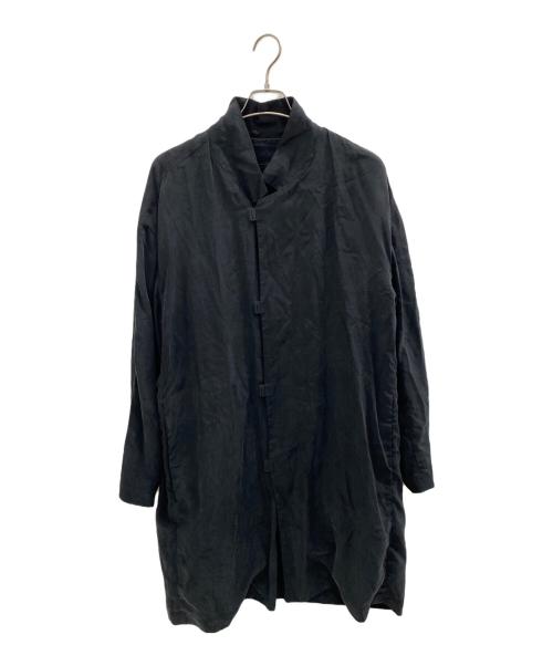 DAN NONG（ダンノン）DAN NONG (ダンノン) スタンドカラーコート ブラック サイズ:Lの古着・服飾アイテム