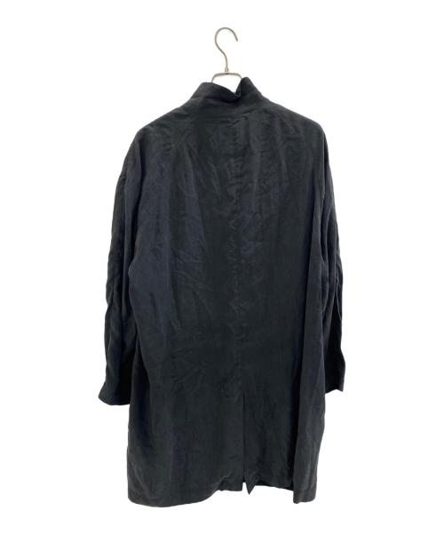 DAN NONG（ダンノン）DAN NONG (ダンノン) スタンドカラーコート ブラック サイズ:Lの古着・服飾アイテム