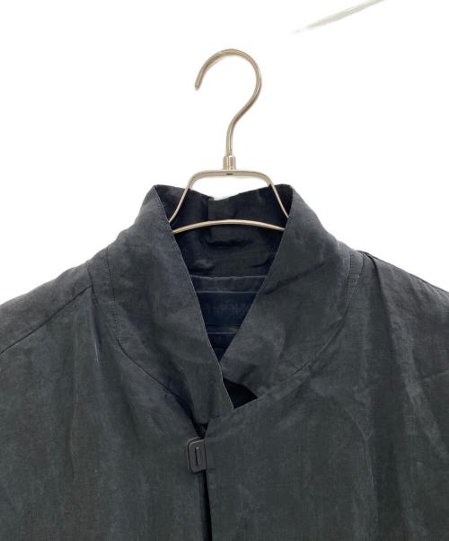 DAN NONG（ダンノン）DAN NONG (ダンノン) スタンドカラーコート ブラック サイズ:Lの古着・服飾アイテム