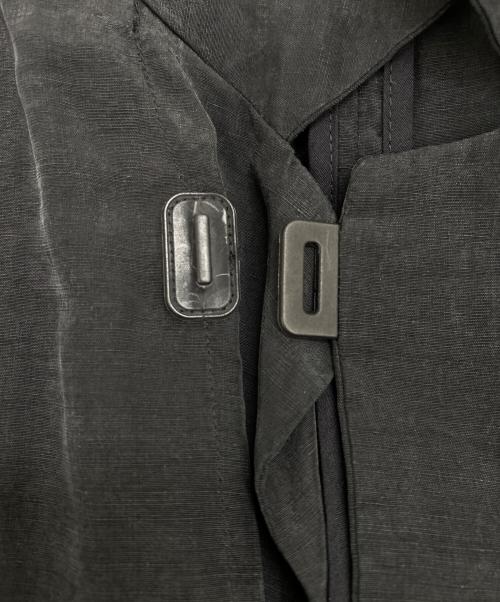 DAN NONG（ダンノン）DAN NONG (ダンノン) スタンドカラーコート ブラック サイズ:Lの古着・服飾アイテム