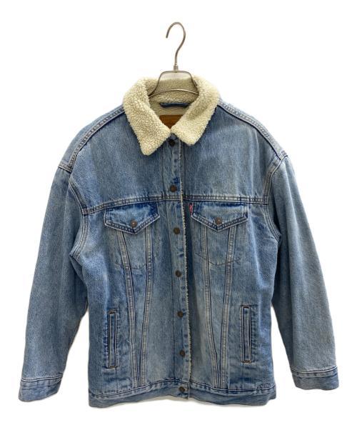 LEVI'S PReMIUM（リーバイス プレミアム）LEVI'S PReMIUM (リーバイス プレミアム) BAGGY SHERPA TRUCKER JACKET ブルー サイズ:XSの古着・服飾アイテム