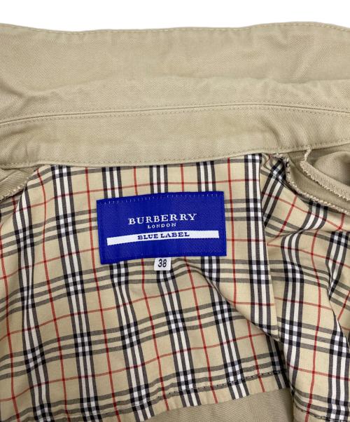 BURBERRY BLUE LABEL（バーバリー ブルー レーベル）BURBERRY BLUE LABEL (バーバリーロンドンブルーレーベル) ジャケット ベージュ サイズ:38の古着・服飾アイテム