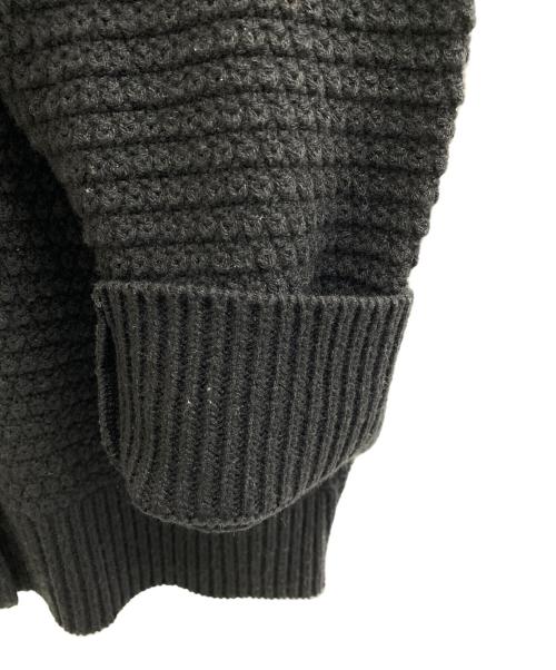 Leilian（レリアン）LEILIAN (レリアン) 厚手カーディガン ブラック サイズ:11の古着・服飾アイテム