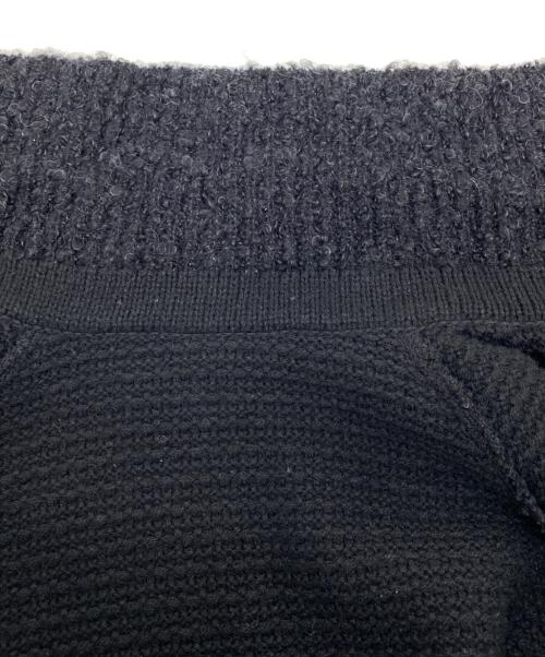 Leilian（レリアン）LEILIAN (レリアン) 厚手カーディガン ブラック サイズ:11の古着・服飾アイテム