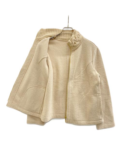 Leilian（レリアン）Leilian (レリアン) ウールジャケット ベージュ サイズ:11の古着・服飾アイテム