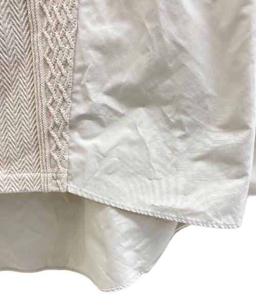 Leilian（レリアン）Leilian (レリアン) 長袖ブラウス ベージュ サイズ:11の古着・服飾アイテム