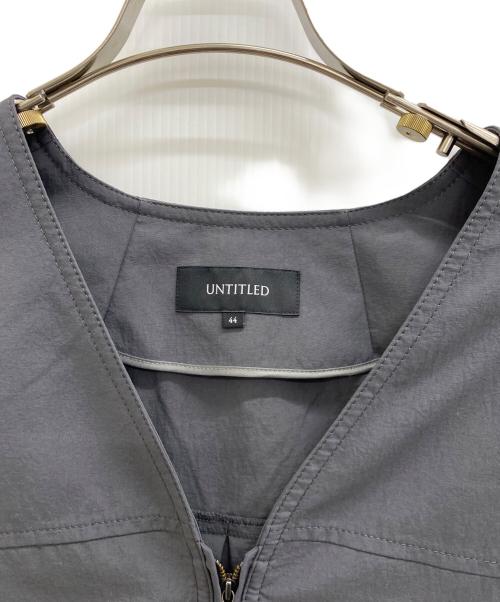 UNTITLED（アンタイトル）UNTITLED (アンタイトル) ブルゾン グレー サイズ:44の古着・服飾アイテム