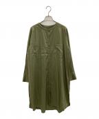 UNTITLEDアンタイトル）の古着「長袖ワンピース」｜カーキ