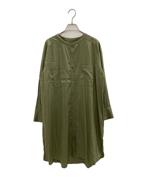 UNTITLED（アンタイトル）UNTITLED (アンタイトル) 長袖ワンピース カーキ サイズ:44の古着・服飾アイテム