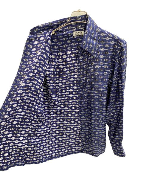 HERMES（エルメス）HERMES (エルメス) 長袖シャツ ブルー サイズ:不明の古着・服飾アイテム