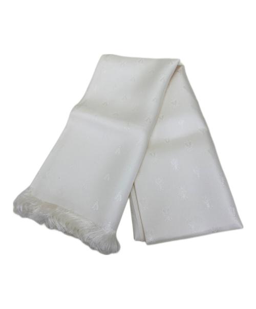 HERMES（エルメス）HERMES (エルメス) ストール ホワイトの古着・服飾アイテム