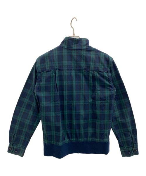 FRED PERRY（フレッドペリー）FRED PERRY (フレッドペリー) ジップジャケット グリーン×ブルー サイズ:Mの古着・服飾アイテム