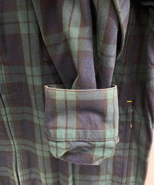 FRED PERRY（フレッドペリー）FRED PERRY (フレッドペリー) ジップジャケット グリーン×ブルー サイズ:Mの古着・服飾アイテム