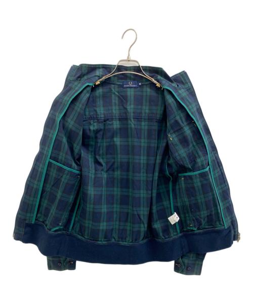 FRED PERRY（フレッドペリー）FRED PERRY (フレッドペリー) ジップジャケット グリーン×ブルー サイズ:Mの古着・服飾アイテム