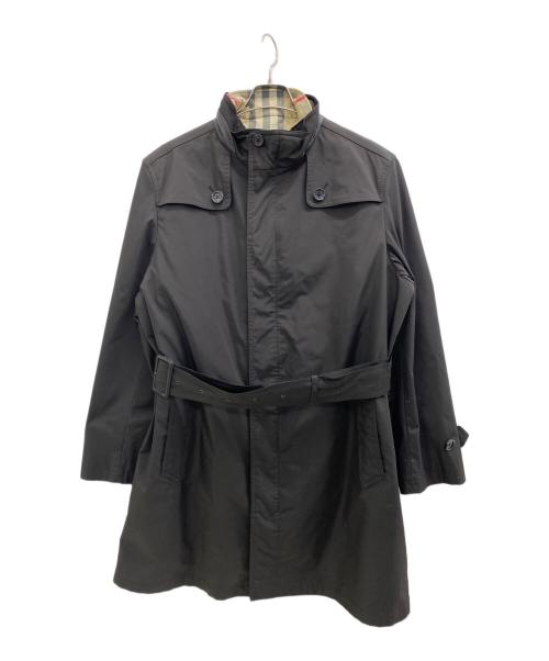 BURBERRY LONDON（バーバリーロンドン）BURBERRY LONDON (バーバリーロンドン) ライナー付コート ブラック サイズ:Lの古着・服飾アイテム