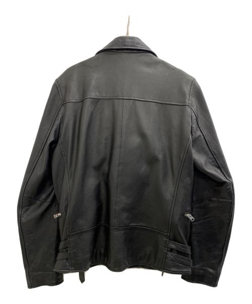 SCHEINE（シャイナ）SCHEINE (シャイナ) ダブルライダースジャケット ブラック サイズ:46の古着・服飾アイテム