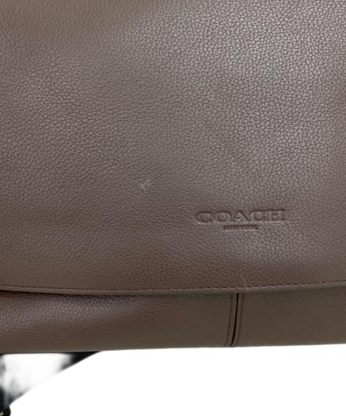 COACH（コーチ）COACH (コーチ) Charles Messenger In Smooth Leather ブラウンの古着・服飾アイテム