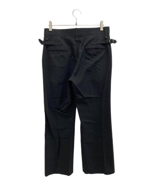 IROQUOIS（イロコイ）IROQUOIS (イロコイ) EX.E SERGE FLARE PT ブラック サイズ:2の古着・服飾アイテム