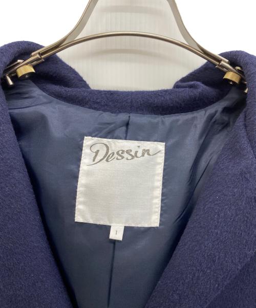 dessin UNTITLED（デッサンアンタイトル）Dessin UNTITLED (デッサンアンタイトル) ショートコート ネイビー サイズ:1の古着・服飾アイテム