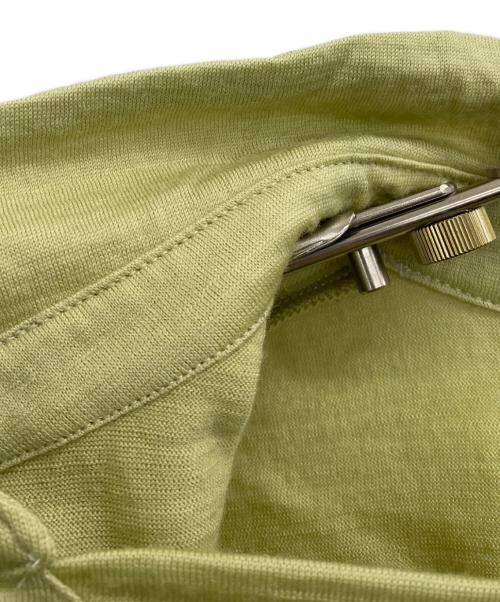 GALERIE VIE（ギャルリーヴィー）GALERIE VIE (ギャルリーヴィー) ウール ポロカラープルオーバー 黄緑 サイズ:Sの古着・服飾アイテム