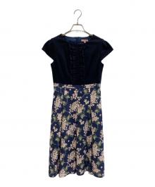 TOCCA（トッカ）の古着「半袖ワンピース」｜ネイビー