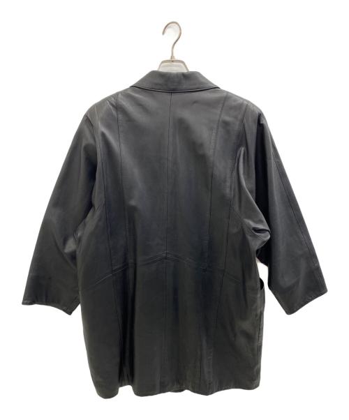 PARTINA（パルティーナ）PARTINA (パルティーナ) ラムレザーコート ブラック サイズ:-の古着・服飾アイテム