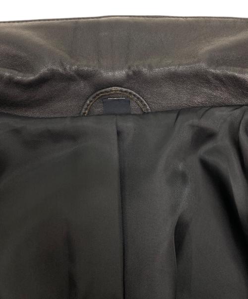 PARTINA（パルティーナ）PARTINA (パルティーナ) ラムレザーコート ブラック サイズ:-の古着・服飾アイテム