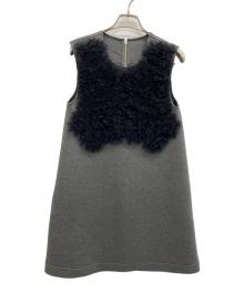 Bibiy.（ビビィ）の古着「ノースリーブ・キャミソールワンピース」｜グレー