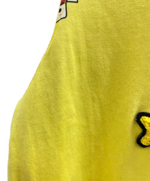 LACOSTE（ラコステ）LACOSTE (ラコステ) FRIENDSWITHYOU (フレンズウィズユー) 半袖カットソー イエロー サイズ:Sの古着・服飾アイテム