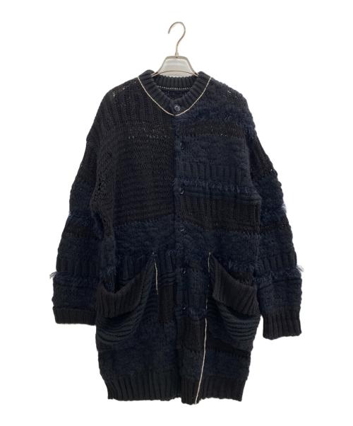 Y's（ワイズ）Y's (ワイズ) 厚手カーディガン ブラック サイズ:2の古着・服飾アイテム