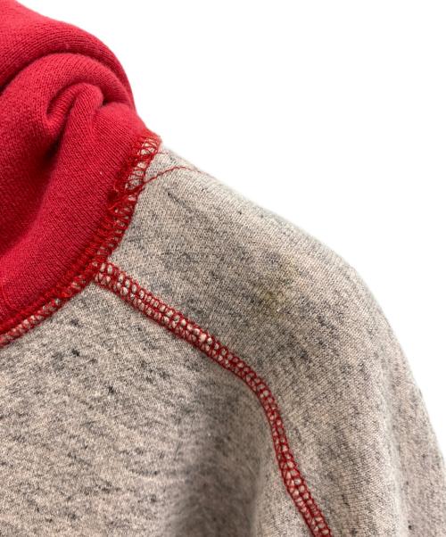 Vivienne Westwood RED LABEL（ヴィヴィアンウエストウッドレッドレーベル）Vivienne Westwood RED LABEL (ヴィヴィアンウエストウッドレッドレーベル) オーブステッチ レッド×グレー サイズ:Mの古着・服飾アイテム