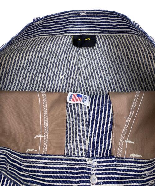 Stan Ray（スタンレー）Stan Ray (スタンレー) ヒッコリーパンツ ホワイト×ブルー サイズ:不明の古着・服飾アイテム