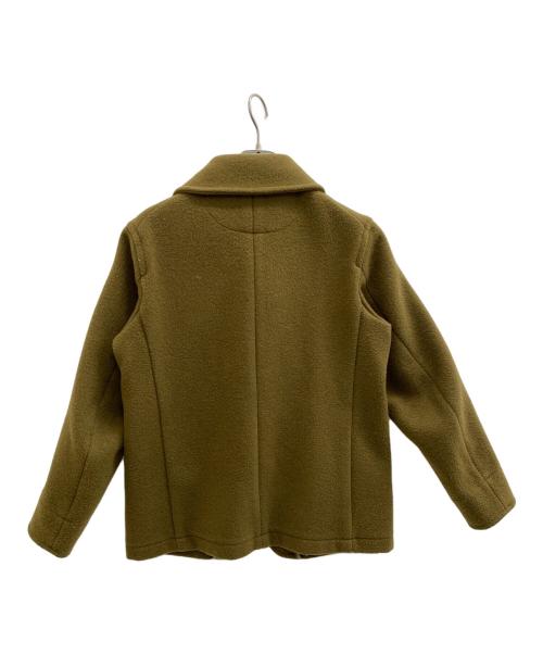 DANTON（ダントン）DANTON (ダントン) 丸襟ウールモッサジャケット カーキ サイズ:40の古着・服飾アイテム