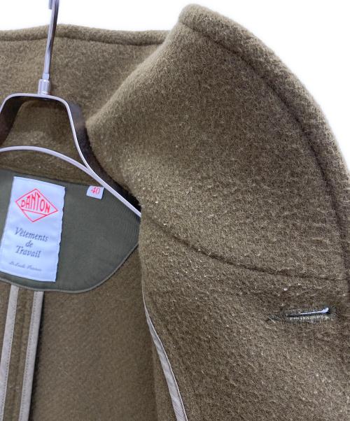 DANTON（ダントン）DANTON (ダントン) 丸襟ウールモッサジャケット カーキ サイズ:40の古着・服飾アイテム