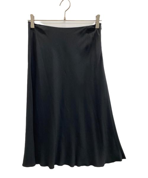 PRADA（プラダ）PRADA (プラダ) ミディスカート ブラック サイズ:111ｃｍ(W44)の古着・服飾アイテム