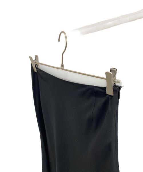 PRADA（プラダ）PRADA (プラダ) ミディスカート ブラック サイズ:111ｃｍ(W44)の古着・服飾アイテム