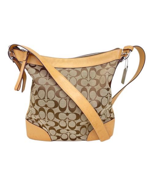 COACH（コーチ）COACH (コーチ) ショルダーバッグ ベージュの古着・服飾アイテム