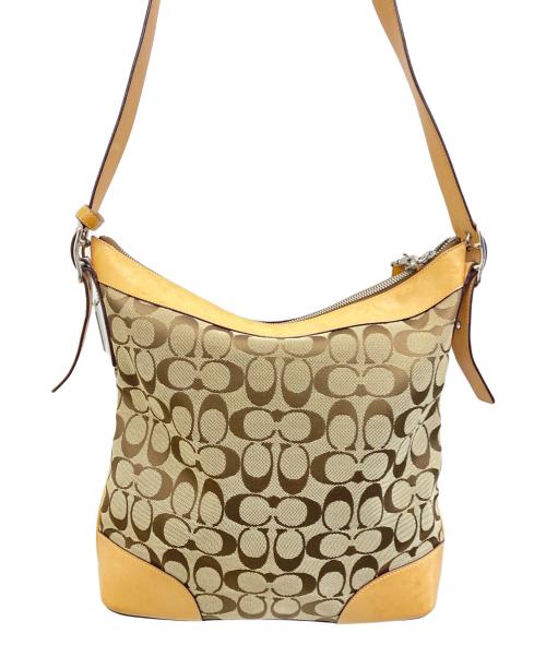 COACH（コーチ）COACH (コーチ) ショルダーバッグ ベージュの古着・服飾アイテム