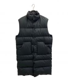 THE NORTHFACE PURPLELABEL（ザ・ノースフェイス パープルレーベル）の古着「Lightweight Twill Mountain Down Vest」｜ブラック