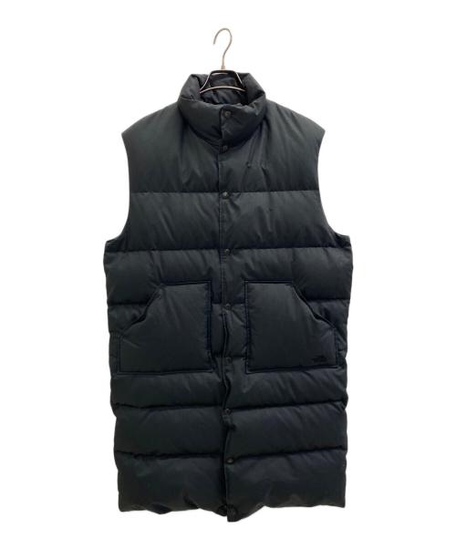 THE NORTHFACE PURPLELABEL（ザ・ノースフェイス パープルレーベル）THE NORTHFACE PURPLELABEL (ザ・ノースフェイス パープルレーベル) Lightweight Twill Mountain Down Vest ブラック サイズ:WMの古着・服飾アイテム
