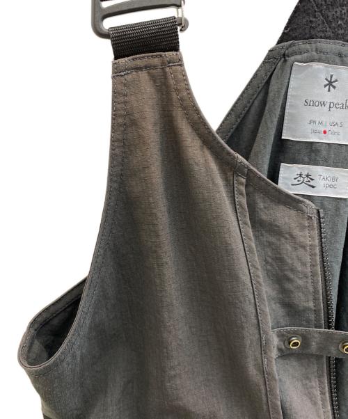 Snow peak（スノーピーク）snow peak (スノーピーク) タキビベスト ブラック サイズ:Mの古着・服飾アイテム