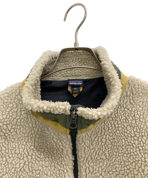 Patagonia（パタゴニア）Patagonia (パタゴニア) キッズ・レトロX・ジャケット ベージュ×グリーン サイズ:XXLの古着・服飾アイテム