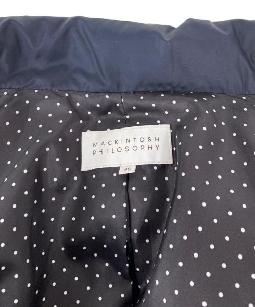 MACKINTOSH PHILOSOPHY（マッキントッシュ フィロソフィー）MACKINTOSH PHILOSOPHY (マッキントッシュ フィロソフィー) ダウンジャケット ネイビー サイズ:40の古着・服飾アイテム