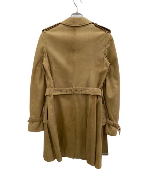 EMPORIO ARMANI（エンポリオ アルマーニ）EMPORIO ARMANI (エンポリオアルマーニ) トレンチコート ブラウン サイズ:SIZE 48の古着・服飾アイテム
