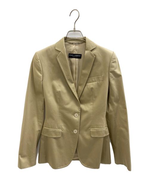 DOLCE & GABBANA（ドルチェ＆ガッバーナ）DOLCE & GABBANA (ドルチェ＆ガッバーナ) 00sオールドモデル ベージュ サイズ:36の古着・服飾アイテム