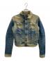 DIESEL（ディーゼル）の古着「スウェットジャケット」｜ブルー