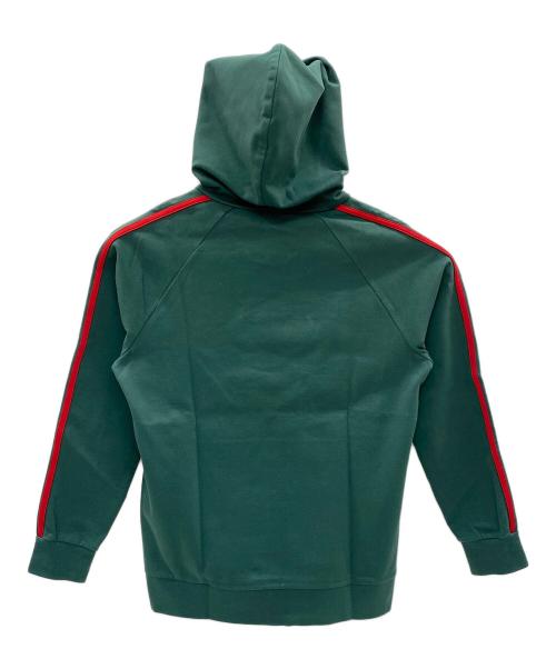 RESOUND（リサウンド）RESOUND (リサウンド) LINE P/O HOODIE グリーン サイズ:3の古着・服飾アイテム